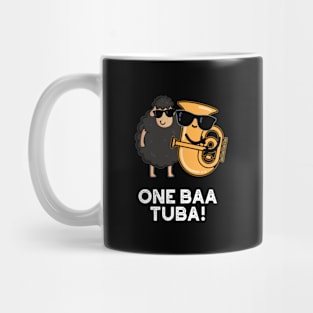 One Baa Tuba Funny Music Sheep Pun Mug